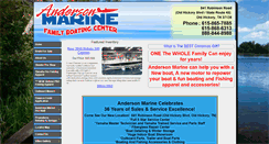 Desktop Screenshot of andersonmarine.com